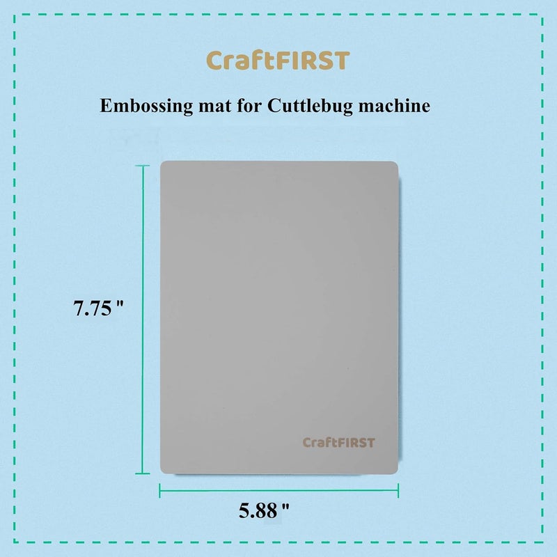 CraftFIRST Embossing Mat for Cuttlebug Die Cutting Machine 5.87 x 7.75" - Image 2